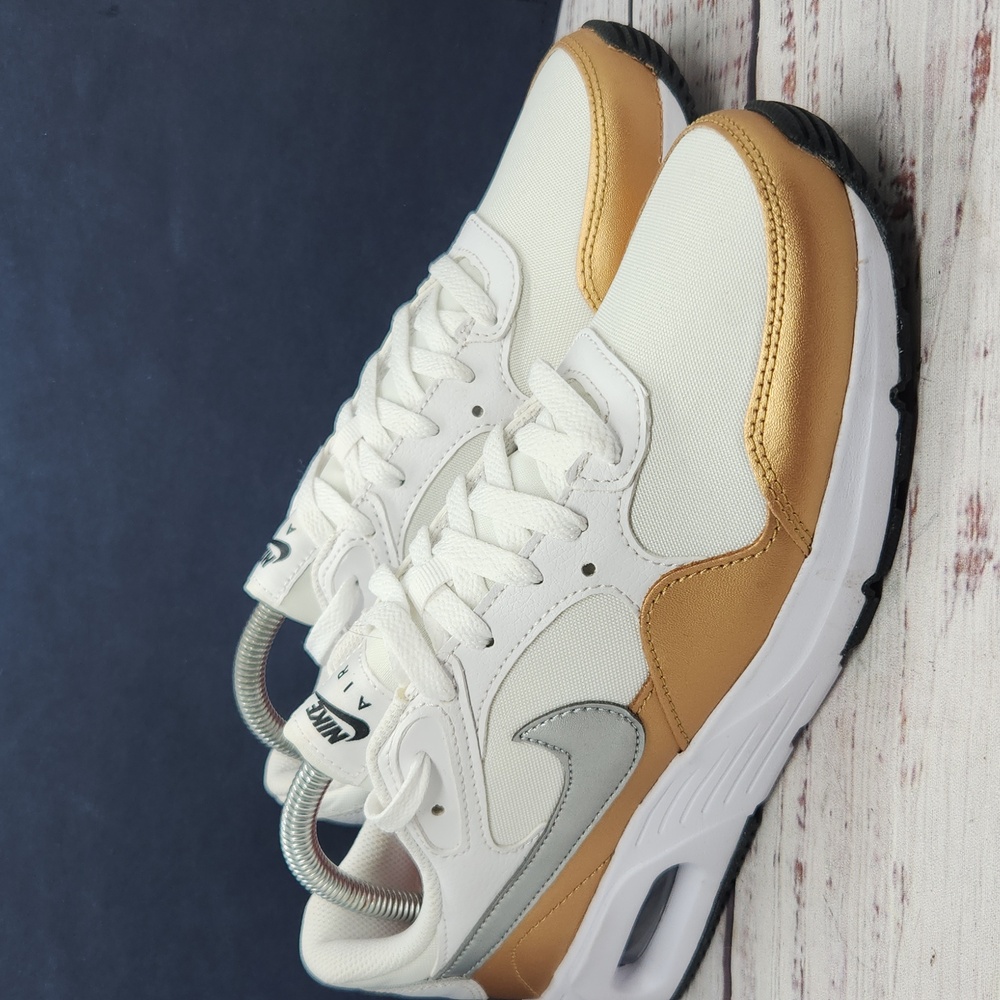 Nike | NEW Air Max SC White‎ Metallic Sneakers CW4554-107 Women's 9 - Picture 6 of 11